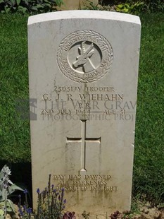 Foiano Della Chiana War Cemetery - WIEHAHN, GEORGE JACOBUS RUDOLPH